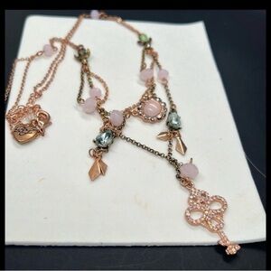 Betsy, Johnson wanderlust necklace, key multilayer